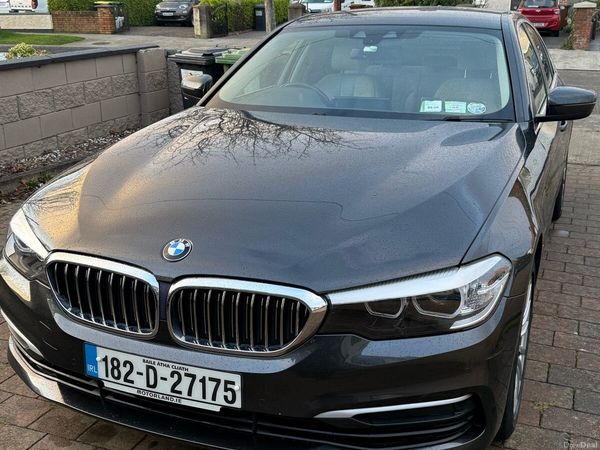 BMW 5-Series Saloon, Petrol Plug-in Hybrid, 2018, Grey