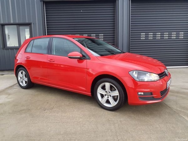Volkswagen Golf Hatchback, Diesel, 2017, Red