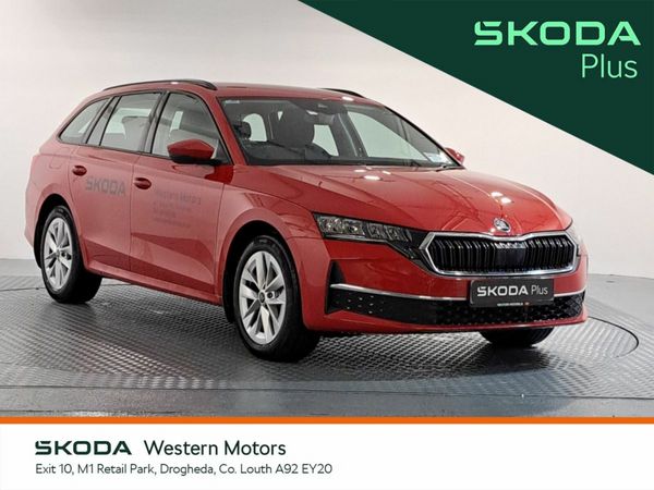 Skoda Octavia Estate, Diesel, 2025, Red
