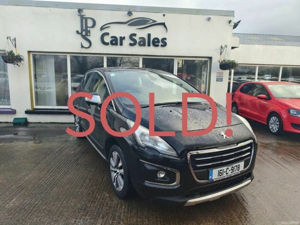 Peugeot 3008 SUV, Diesel, 2016, Black