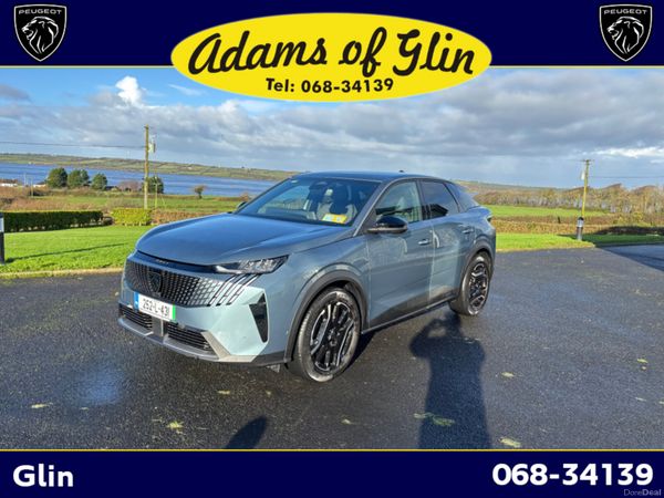 Peugeot 3008 SUV, Electric, 2025, Blue