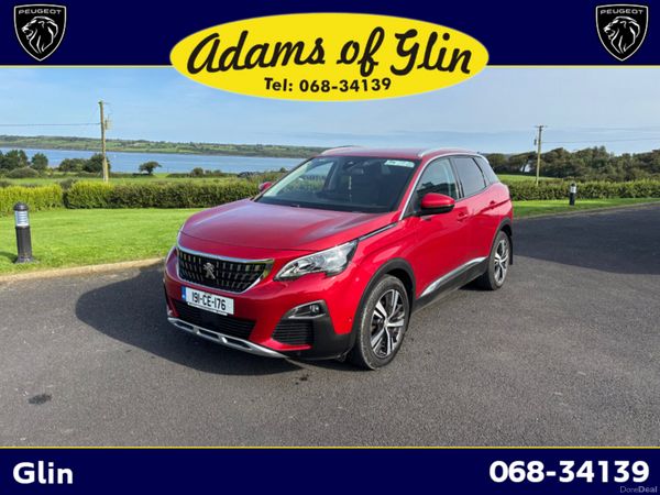 Peugeot 3008 SUV, Diesel, 2019, Red