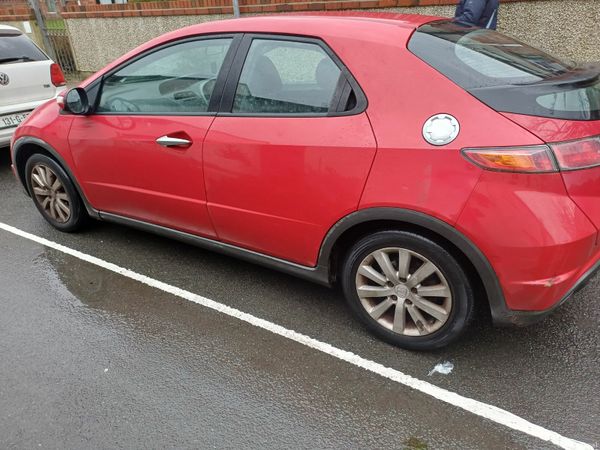 Honda Civic Hatchback, Petrol, 2009, Red