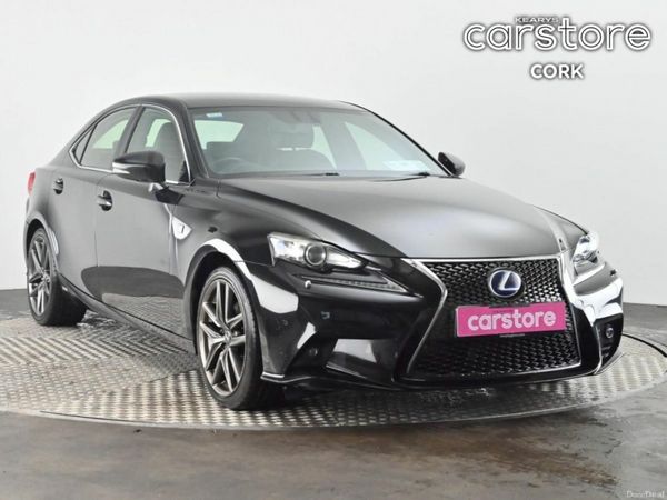 Lexus IS Saloon, Petrol Hybrid, 2014, Black