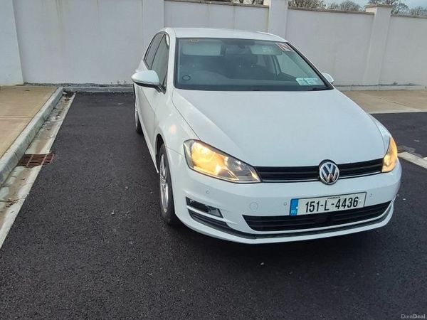 Volkswagen Golf Hatchback, Diesel, 2015, White