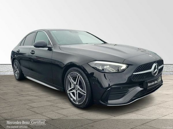 Mercedes-Benz C-Class Saloon, Diesel Hybrid, 2023, Black
