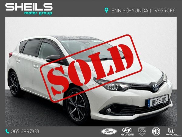 Toyota Auris MPV, Petrol Hybrid, 2018, White