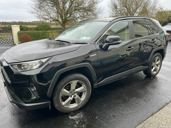 Toyota RAV4 SUV, Petrol Hybrid, 2021, Black