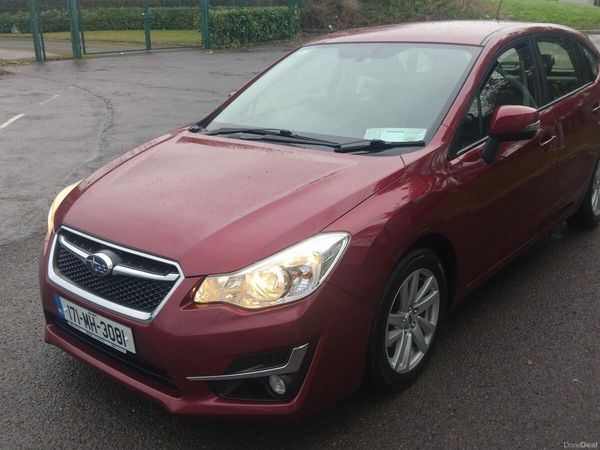 Subaru Impreza Hatchback, Petrol, 2017, Red