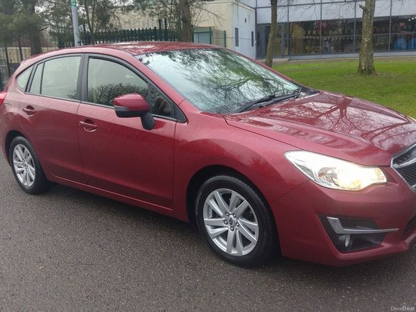 Subaru Impreza Hatchback, Petrol, 2017, Red