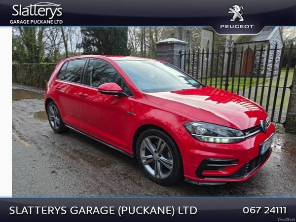 Volkswagen Golf Hatchback, Diesel, 2019, Red