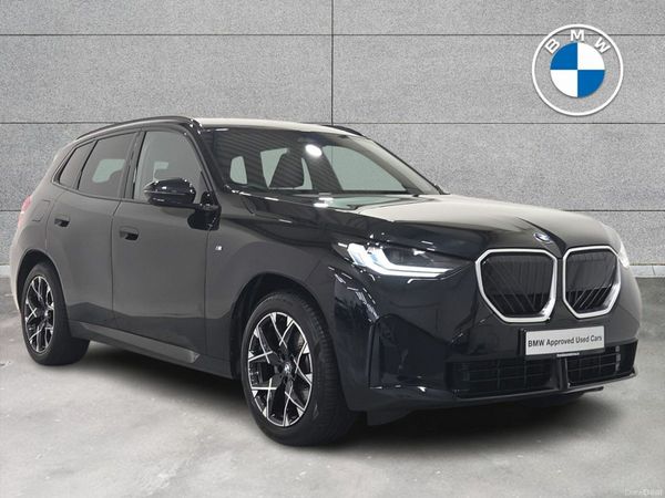 BMW X3 SUV, Petrol Plug-in Hybrid, 2025, Black