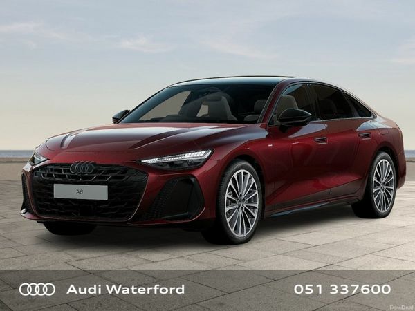 Audi A6 Saloon, Petrol Hybrid, 2026, Red