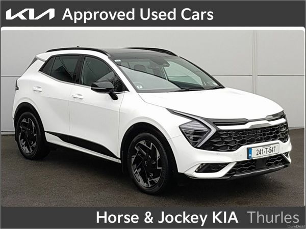 Kia Sportage SUV, Diesel Hybrid, 2024, White