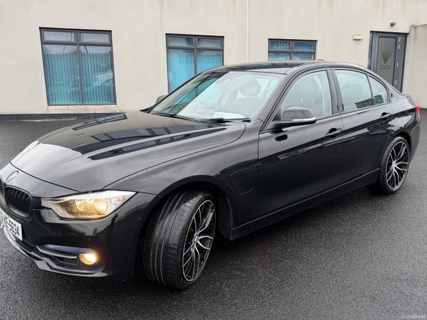 BMW 3-Series Saloon, Petrol Plug-in Hybrid, 2016, Black