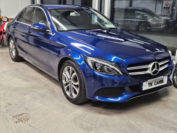 Mercedes-Benz C-Class Saloon, Petrol Plug-in Hybrid, 2018, Blue