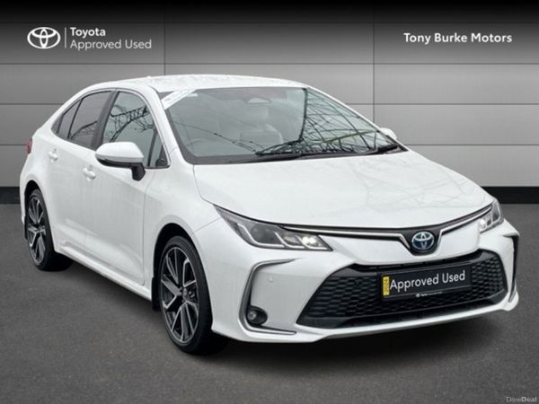 Toyota Corolla Saloon, Petrol Hybrid, 2024, White