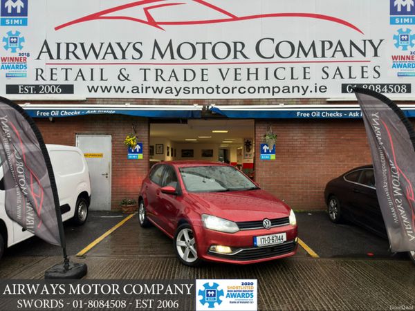 Volkswagen Polo Hatchback, Petrol, 2017, Red