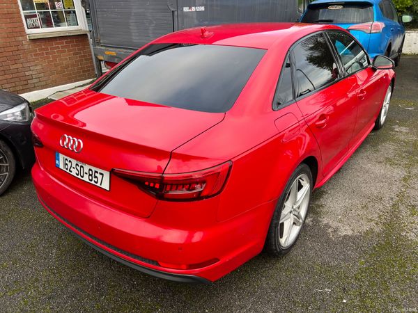 Audi A4 Saloon, Diesel, 2016, Red