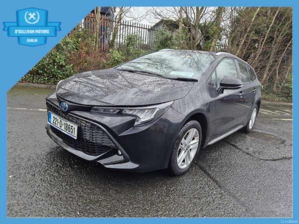 Toyota Corolla Estate, Petrol Hybrid, 2022, Black
