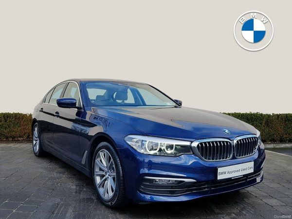 BMW 5-Series Saloon, Diesel, 2019, Blue