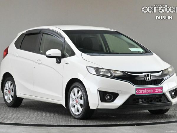 Honda Fit Hatchback, Petrol Hybrid, 2016, White