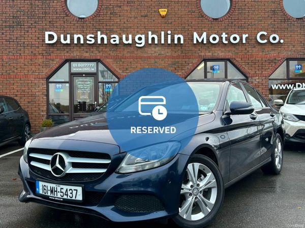 Mercedes-Benz C-Class Saloon, Diesel, 2016, Blue