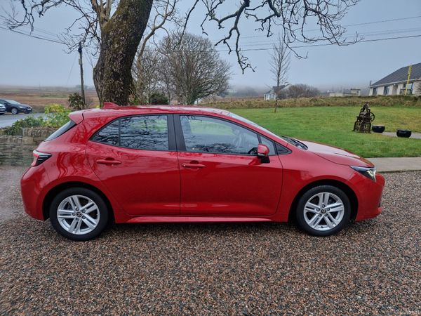 Toyota Corolla Hatchback, Petrol Hybrid, 2022, Red