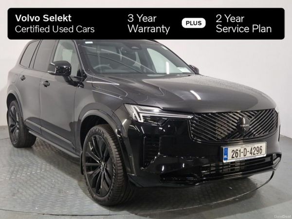 Volvo XC90 SUV, Petrol Plug-in Hybrid, 2026, Black