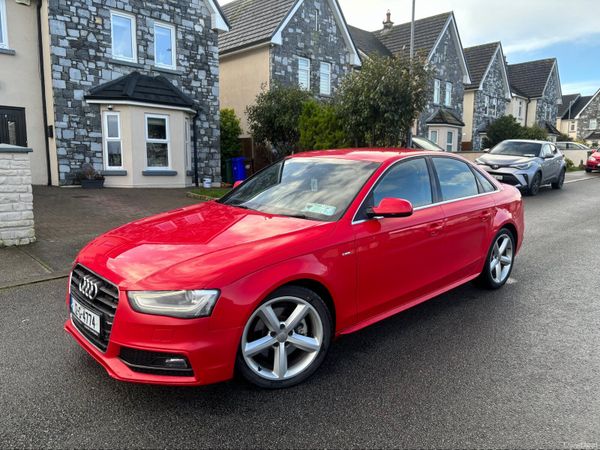 Audi A4 Saloon, Diesel, 2012, Red