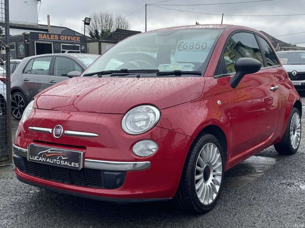 Fiat 500 Hatchback, Petrol, 2013, Red
