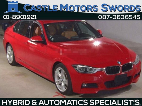 BMW 3-Series Saloon, Petrol Hybrid, 2016, Red