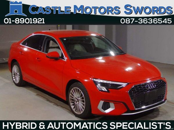 Audi A3 Saloon, Petrol, 2022, Red