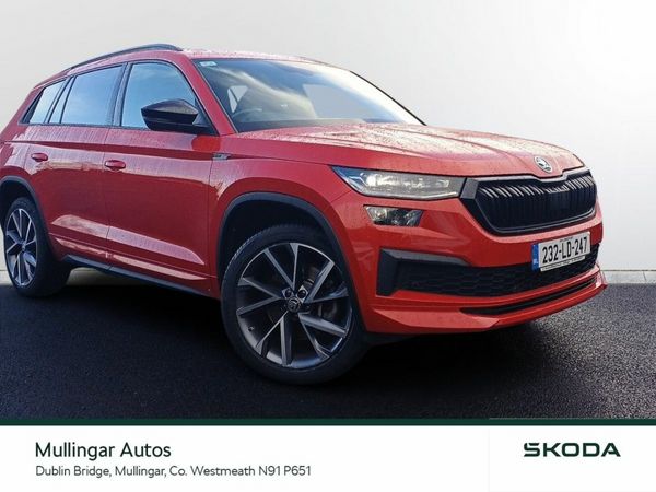 Skoda Kodiaq SUV, Diesel, 2023, Red