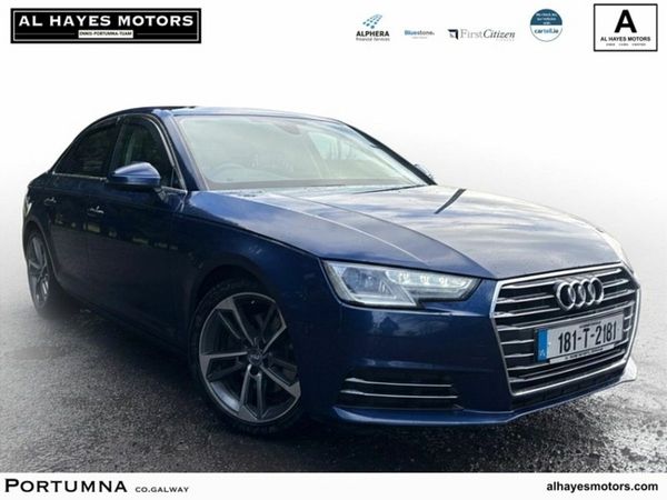 Audi A4 Saloon, Diesel, 2018, Blue