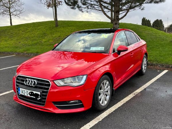 Audi A3 Saloon, Petrol, 2014, Red