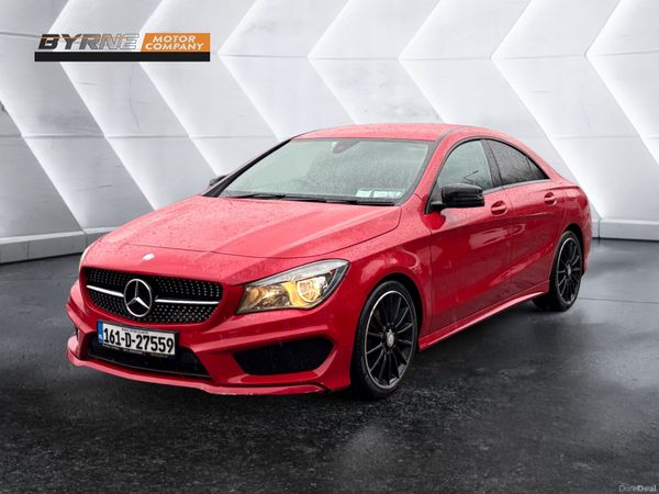 Mercedes-Benz CLA Saloon, Petrol, 2016, Red
