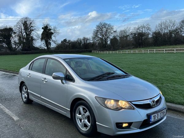 Honda Civic Saloon, Petrol Hybrid, 2010, Silver