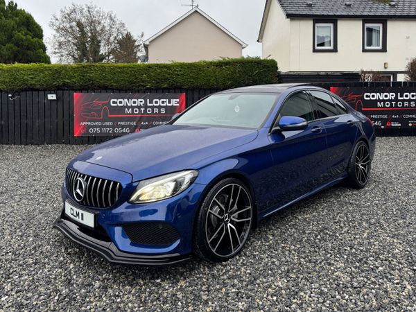 Mercedes-Benz C-Class Saloon, Diesel, 2016, Blue