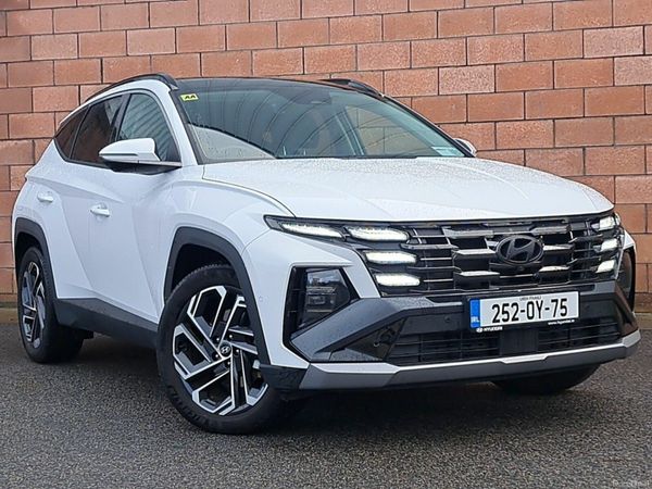 Hyundai Tucson SUV, Petrol Plug-in Hybrid, 2025, White