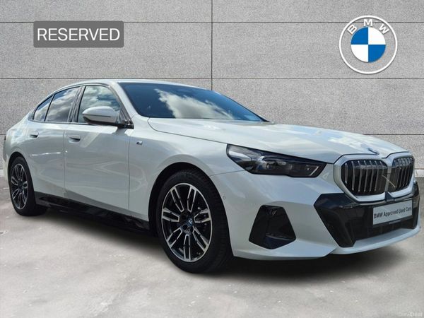 BMW 5-Series Saloon, Petrol Plug-in Hybrid, 2025, White