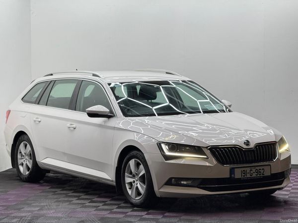 Skoda Superb Estate, Diesel, 2019, White
