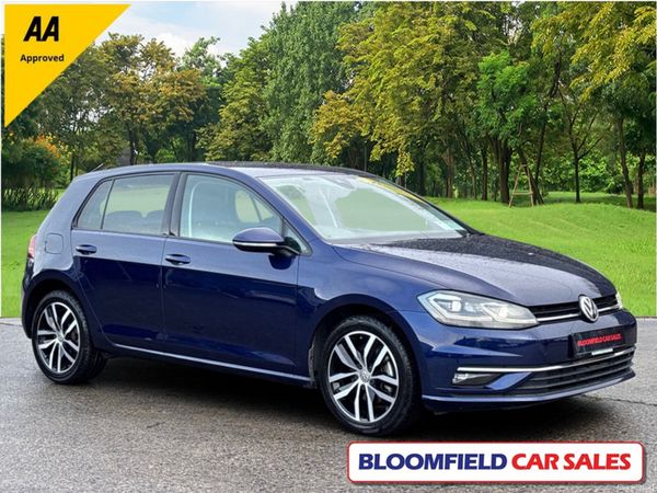 Volkswagen Golf Hatchback, Petrol, 2019, Blue