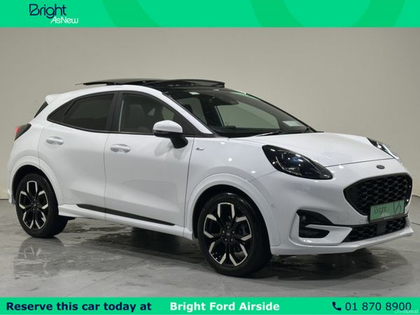 Ford Puma MPV, Petrol Hybrid, 2024, White