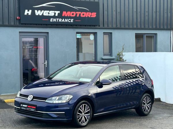 Volkswagen Golf Hatchback, Diesel, 2018, Blue