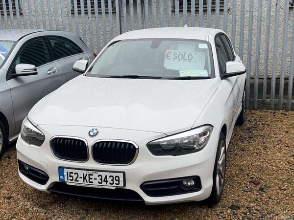 BMW 1-Series Hatchback, Petrol, 2015, White