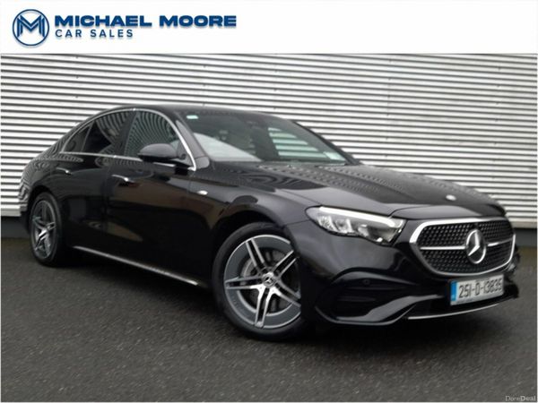Mercedes-Benz E-Class Saloon, Diesel Plug-in Hybrid, 2025, Black