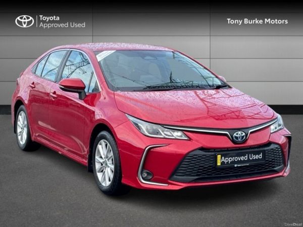 Toyota Corolla Saloon, Petrol Hybrid, 2023, Red