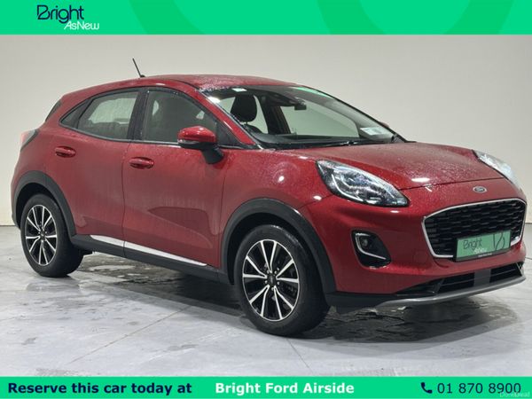 Ford Puma MPV, Petrol Hybrid, 2024, Red