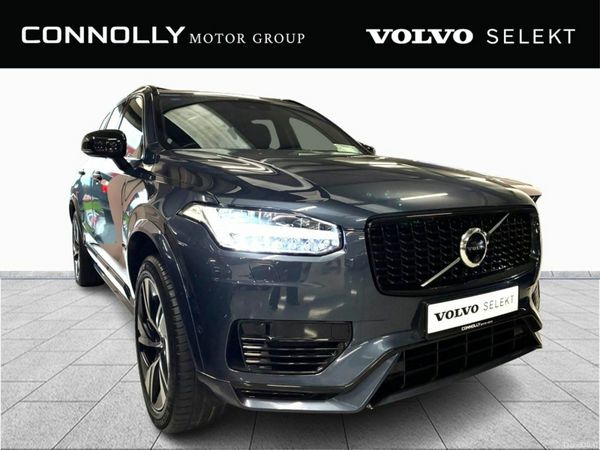 Volvo XC90 SUV, Petrol Plug-in Hybrid, 2021, Blue